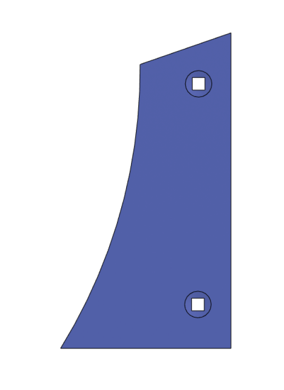 HTU-Streichblech -Vorderteil VRP 330W - Links